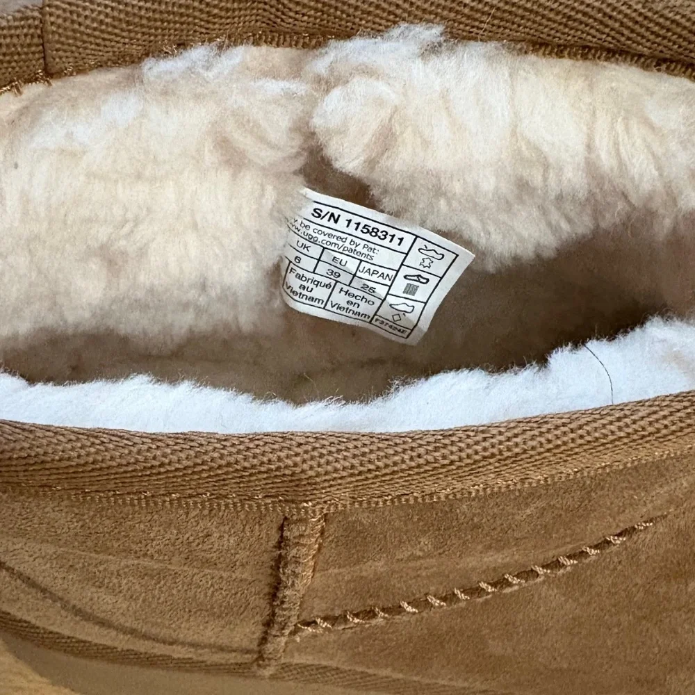 UGG Classic Ultra Mini New Heights Suede Platform Boots - Picture 7 of 13